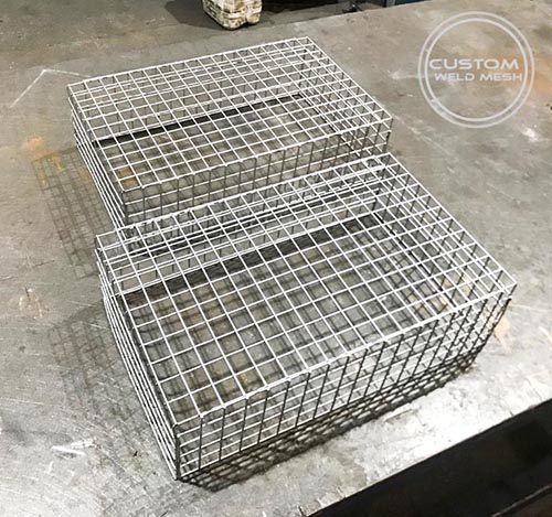 Emergency light guards made to size wire mesh guards bespoke sizes 